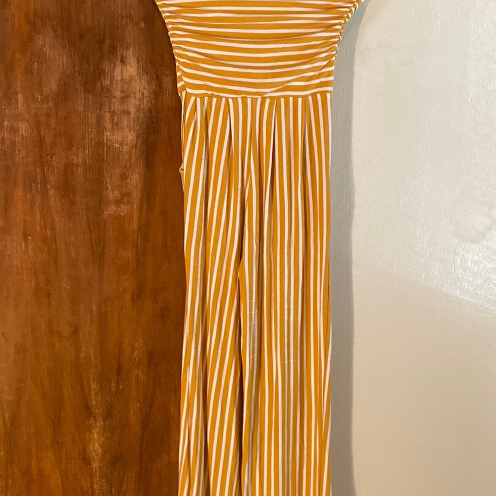 Strapless romper